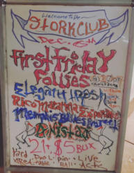 First Friday @ The Stork Club 12-6-2019